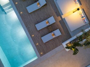 Lobby - Villa Staride, heated pool, sea view, family, cozy (Paidochori)