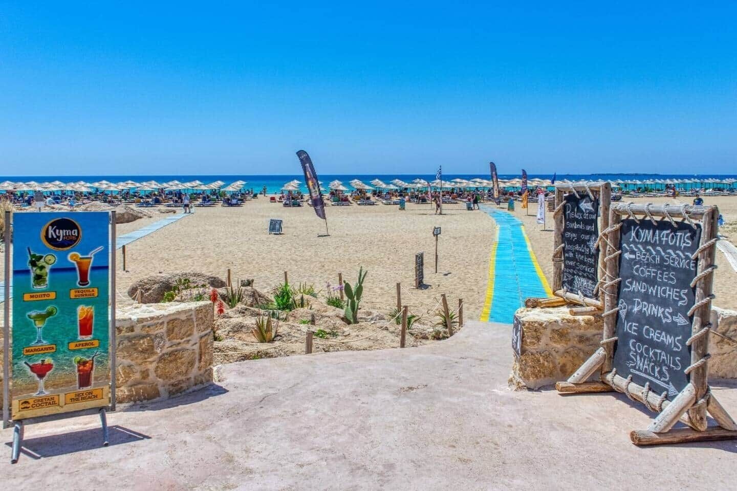 Sur la plage, serviettes de plage