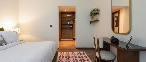 4 sovrum, värdeförvaringsskåp på rummet och strykjärn/strykbräda