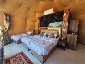 Deluxe Double Room, Balcony, Mountain View | In-room safe, blackout drapes, free WiFi - WADI RUM GRAND (Wadi Rum)
