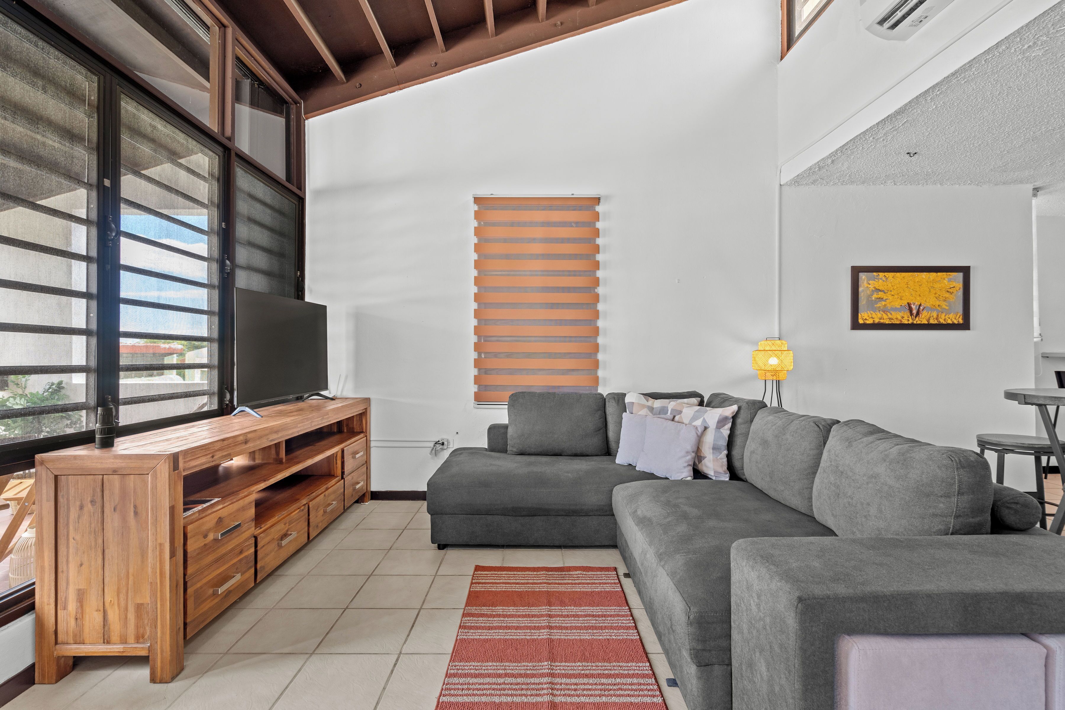 Deluxe Apartment, Balcony | Living area