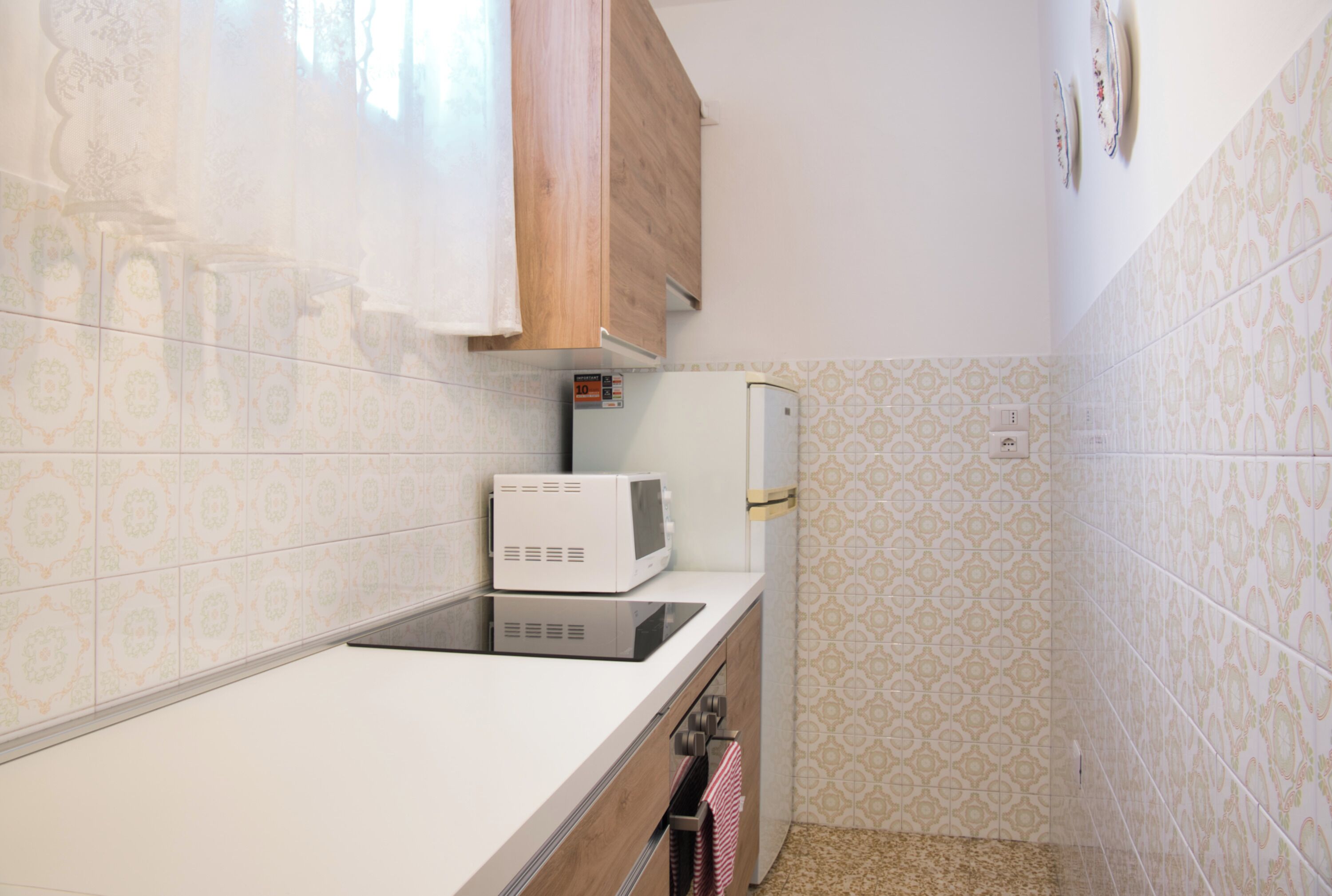 Kühlschrank, Mikrowelle, Herdplatte, Geschirrspüler