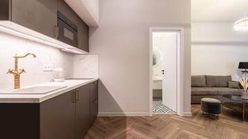 Apartamento superior, 1 cama de matrimonio con sofá cama | Cocina privada