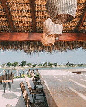Outdoor dining - Ziba | Spacious 3BR w/ Private Pool (7 Guests) (Bavaro)