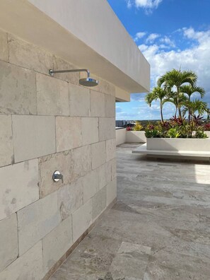 Terrace/patio - Boutique Loft in Aldea Zama - Private Swimming Pool - Rooftop - Gym - WiFi (Tulum)