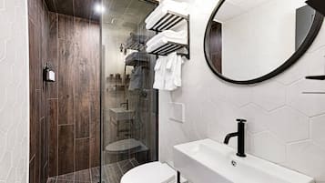 Shower, hair dryer
