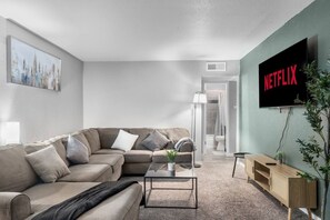 TV - Walk to AT&T Stadium | Modern 3BR Game Day Stay (Arlington)