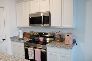 Private kitchen - The Purrfect Stay—a charming, cat-themed 2.5-bedroom home in Maryville, TN. (Maryville)