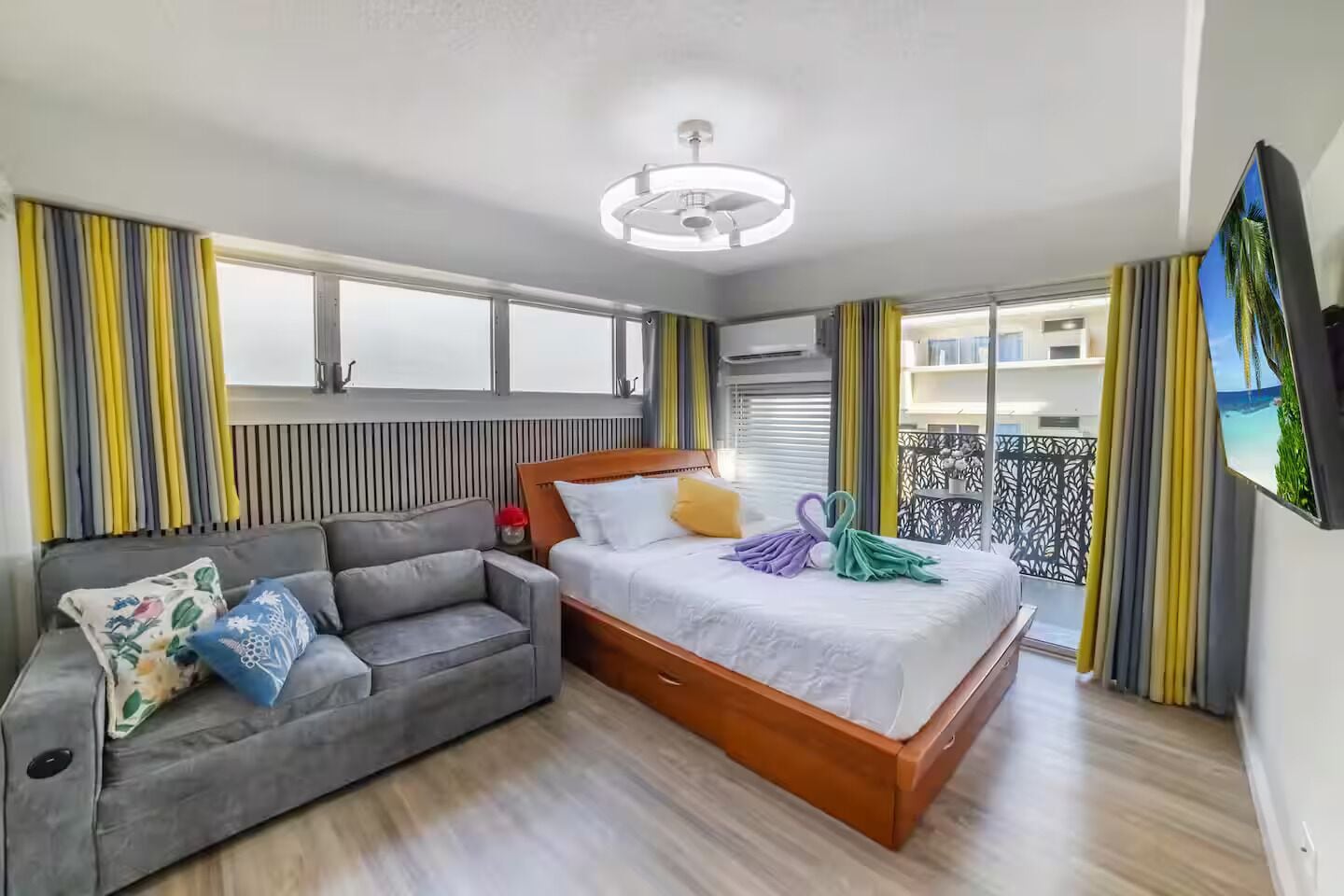 1 bedroom, WiFi, bed sheets, wheelchair access