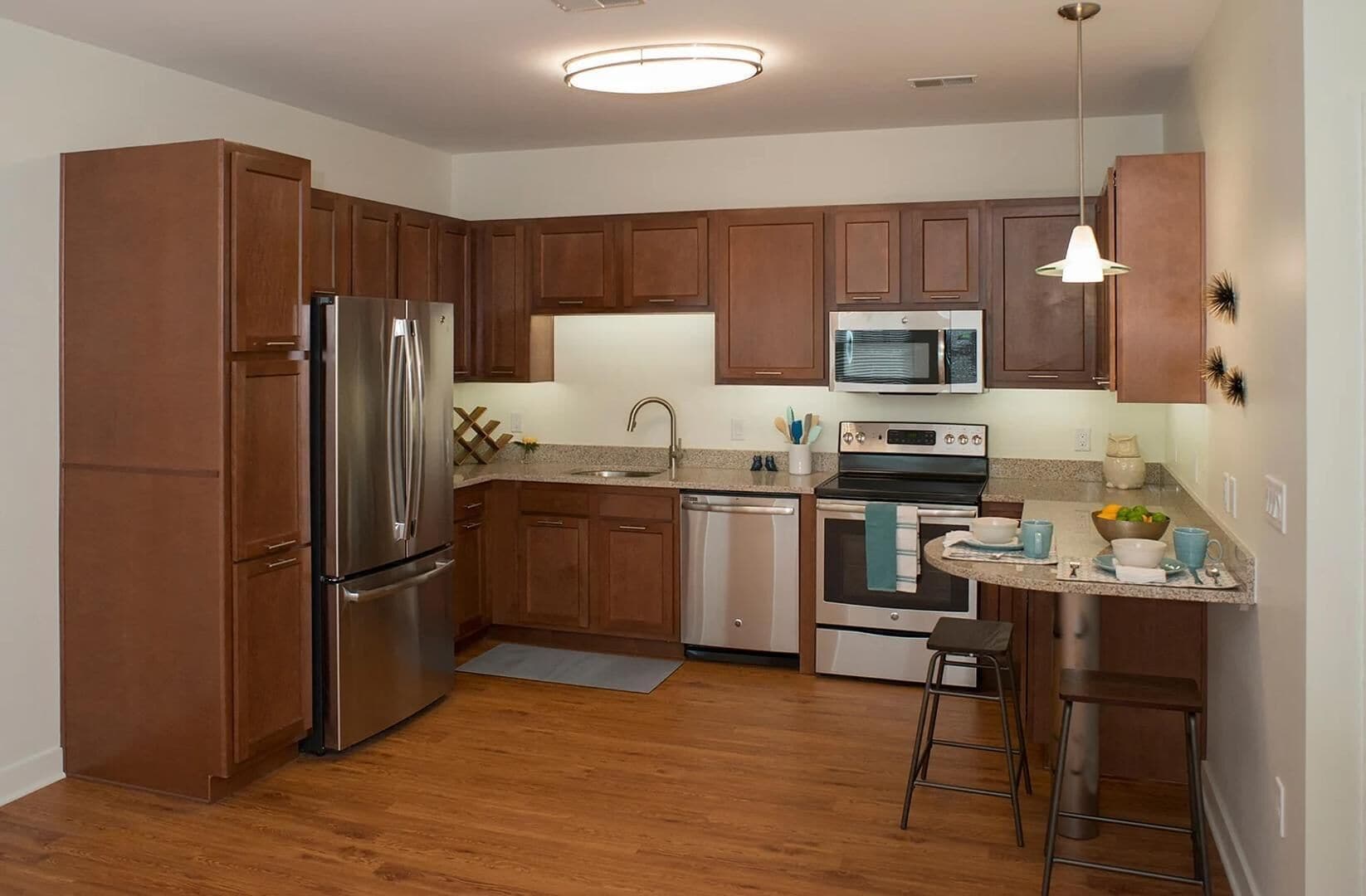 Apartment (2 Bedrooms) | Private kitchen | Fridge, coffee/tea maker