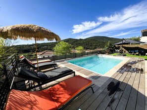 Outdoor pool, a heated pool - Villa 4 bedrooms heated pool Sainte Maxime (Sainte-Maxime)