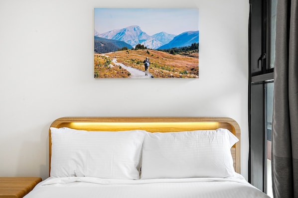 3 habitaciones y ropa de cama