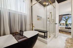 Hair dryer, towels