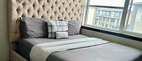 2 chambres, fer et planche Ă repasser, Wi-Fi, literie fournie