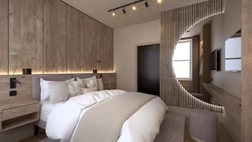 Desk, iron/ironing board, WiFi, bed sheets