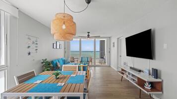 32-inch flat-screen TV with digital channels