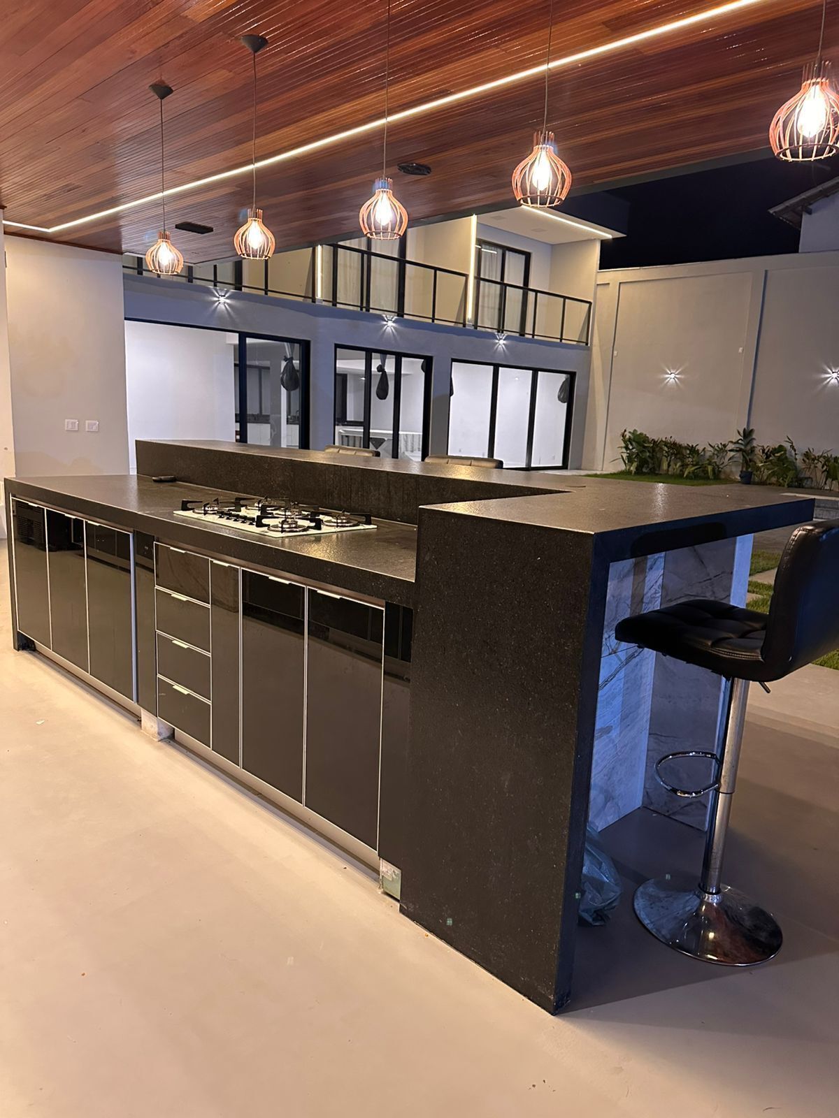 舒适客房, 阳台, 花园景观 | 私人厨房