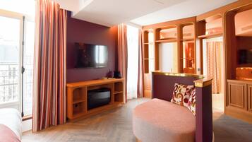 Panoramic-Doppel- oder -Zweibettzimmer, Balkon, Stadtblick