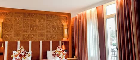 Panoramic-Doppel- oder -Zweibettzimmer, Balkon, Stadtblick