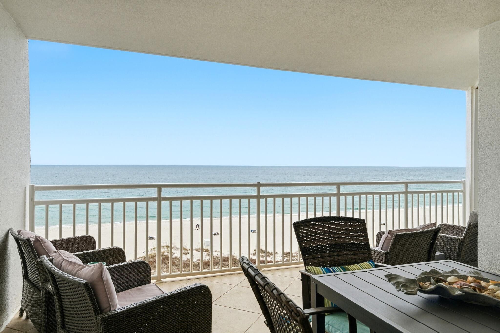 Appart'hôtel, plusieurs lits (SeaSpray East 625-Gulf Front) | Restauration extérieure