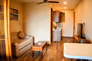 豪華公寓, 海景 | 起居區