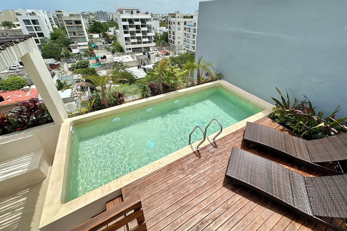 Deluxe studio suite, uitzicht op zee | Exterieur