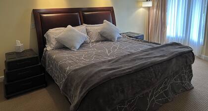 Cozy king bed condo in Historic Williamsburg on beautiful Kingsmill resort.