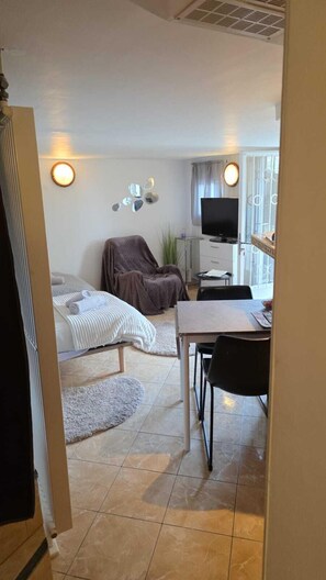 Iron/ironing board, WiFi, bed sheets - Cosy studio with shared pool (optional) (La Ferté-Gaucher)