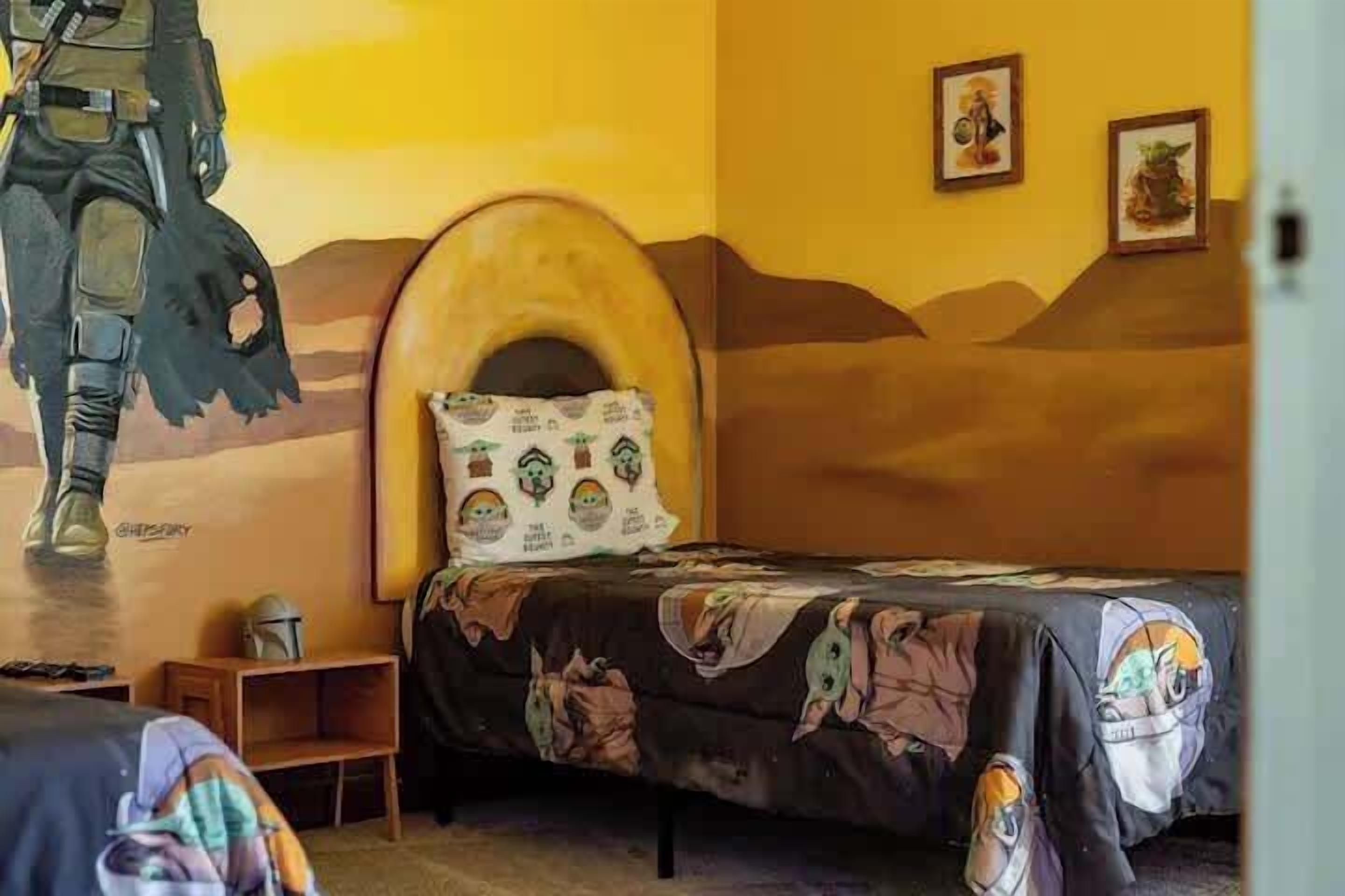 9 quartos, ferros/tábuas de passar roupa, berço de viagem, Wi-Fi