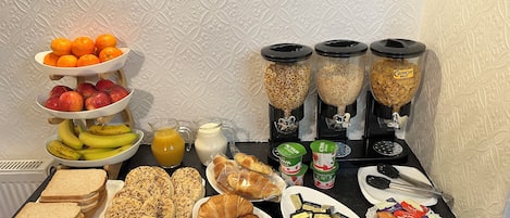 Petit déjeuner continental compris tous les jours