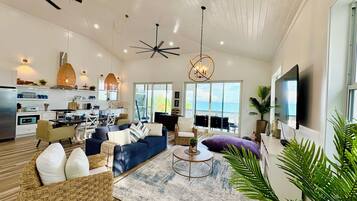 Smart TV, ping pong, books, printers