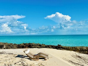 Sun loungers, beach towels