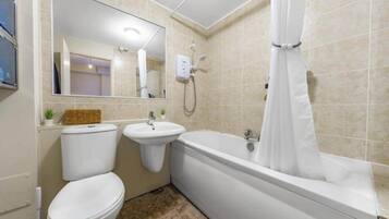 Hair dryer, towels