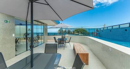 Apto Vista Mar Lateral em Frente a Praia BDT0608