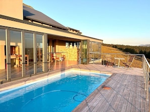 Pool - Hilltop House | Mountain retreat |100 Ha Farm (Karwyderskraal)