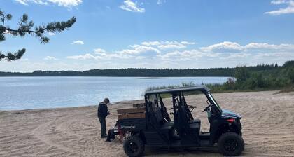 Large camper in a quiet resort- close to lakes, ATV trails, boat launch- friend