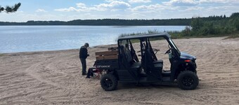 Large camper in a quiet resort- close to lakes, ATV trails, boat launch- friend