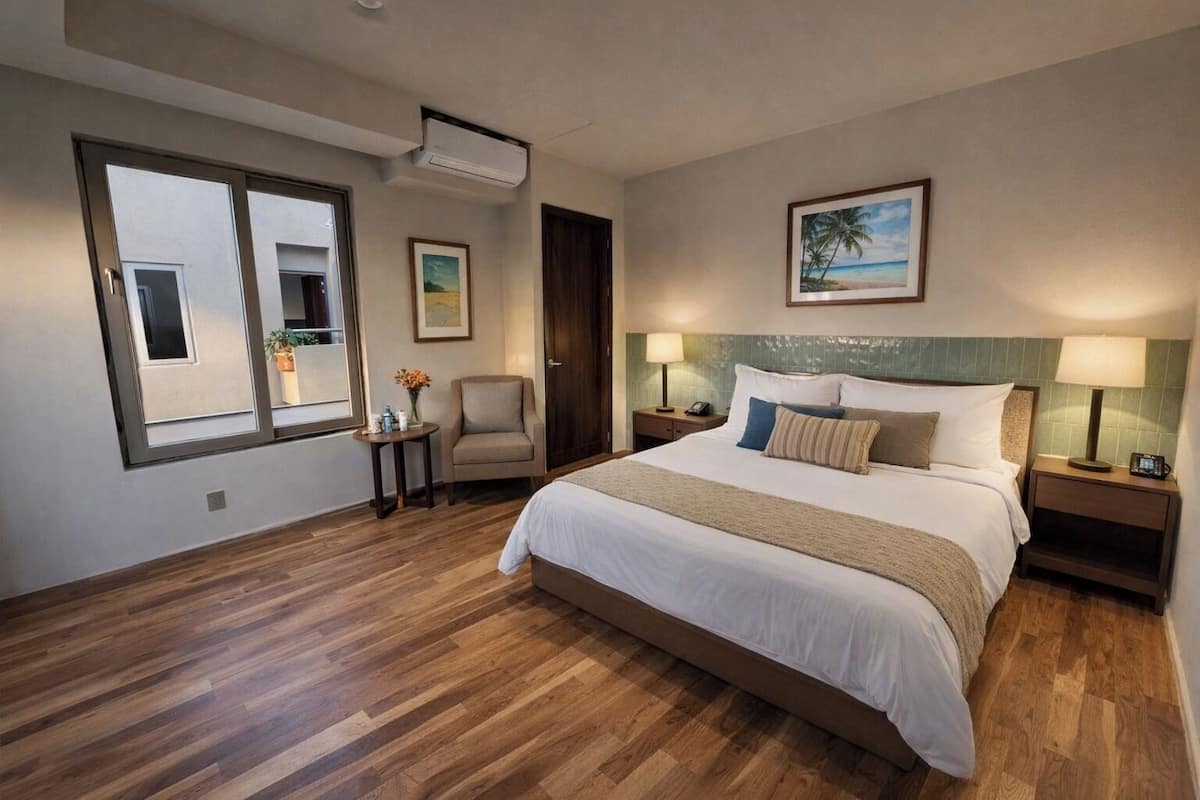 Habitación clásica | Espacio para trabajar con un portátil y wifi gratis