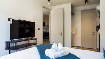 2 chambres, fer et planche Ă repasser, Wi-Fi gratuit, draps fournis