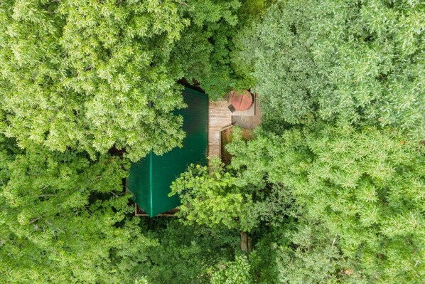 Chalet (2 Bedrooms) | Interior - Hot Tub - Haven at the Red - Red River Gorge, KY (Stanton)