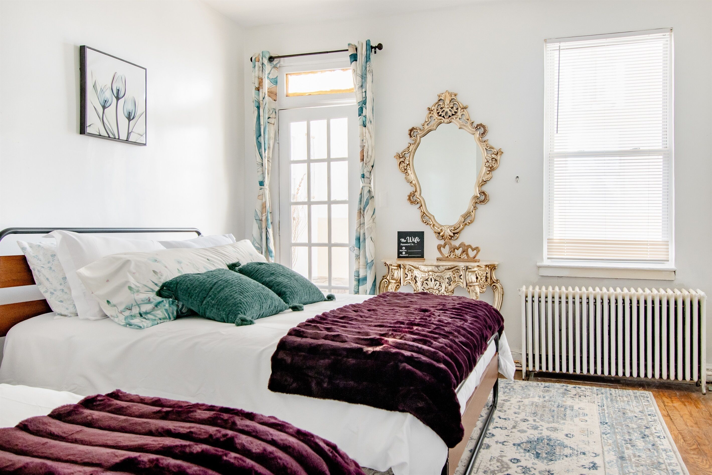 2 bedrooms, desk, iron/ironing board, free WiFi