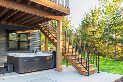 New construction, Hot tub, Game room, Extra-large patio, Firepit, covered porch