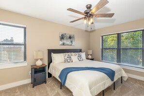 5 makuuhuonetta, silitysrauta/-lauta, Wi-Fi, vuodevaatteet