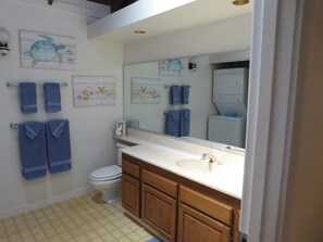 Towels, soap, toilet paper