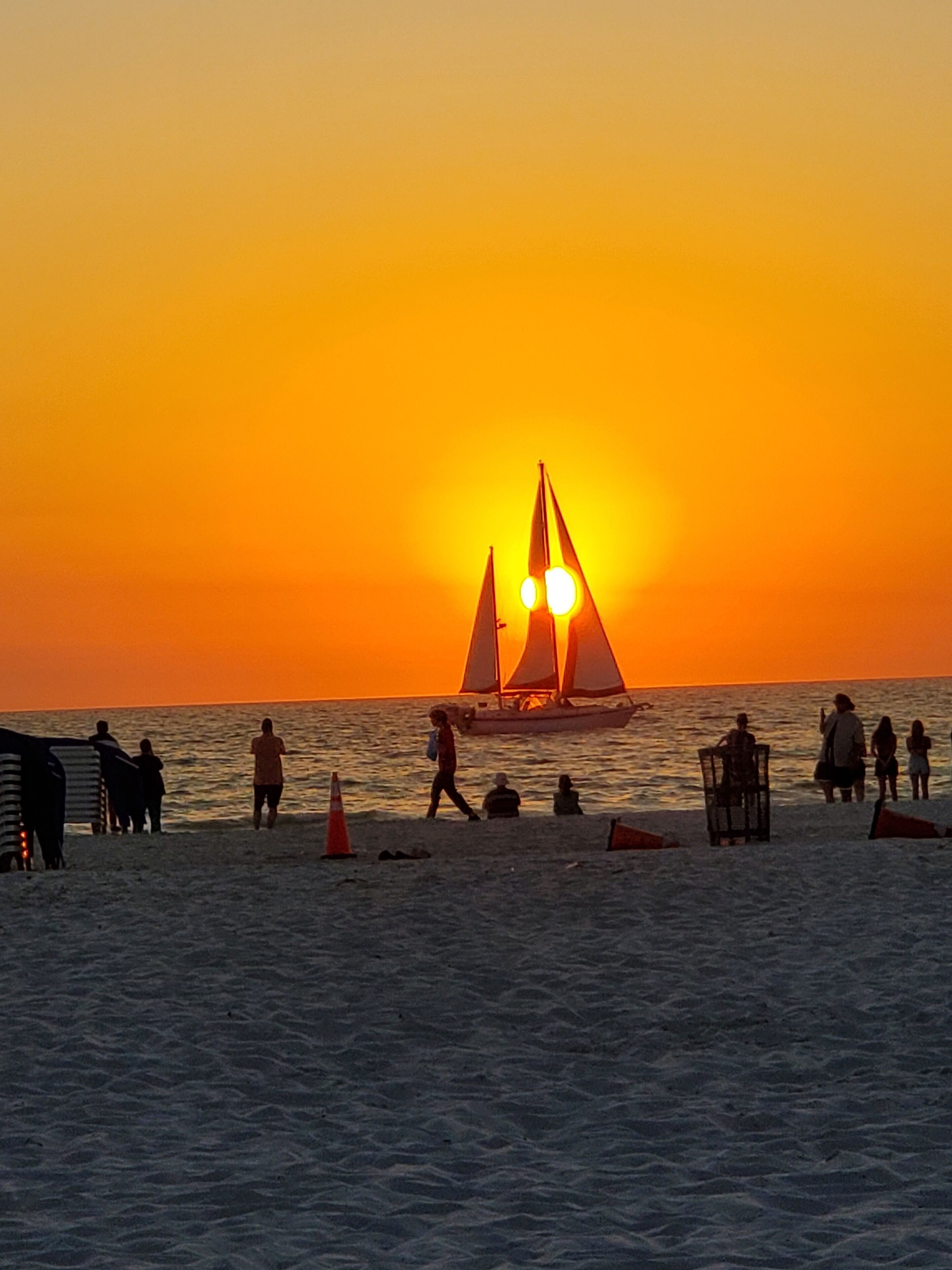 Sun loungers, beach towels