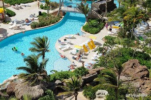 Outdoor pool - Marriott's Aruba Surf Club - 1BR/1BA - Garden View (Noord)