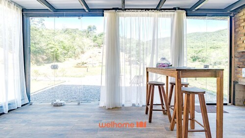 Chale em Gov Celso Ramos com Vista  Montanha