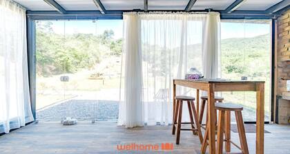 Chale em Gov Celso Ramos com Vista Montanha