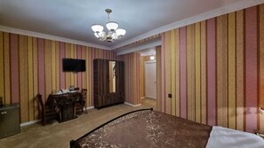 Standard Double Room, Courtyard View | In-room safe, desk, laptop workspace, blackout curtains - Silent Stone Hotel (Baku)