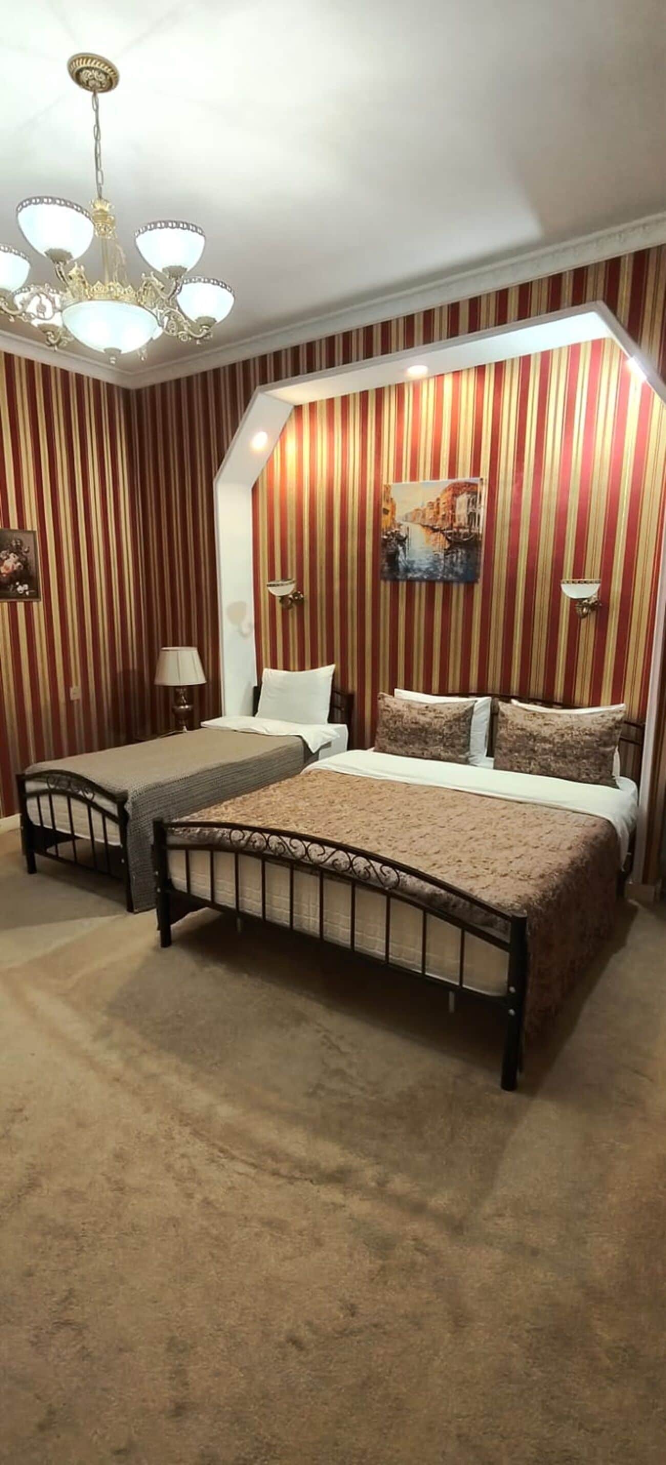 Superior Triple Room | In-room safe, desk, laptop workspace, blackout drapes